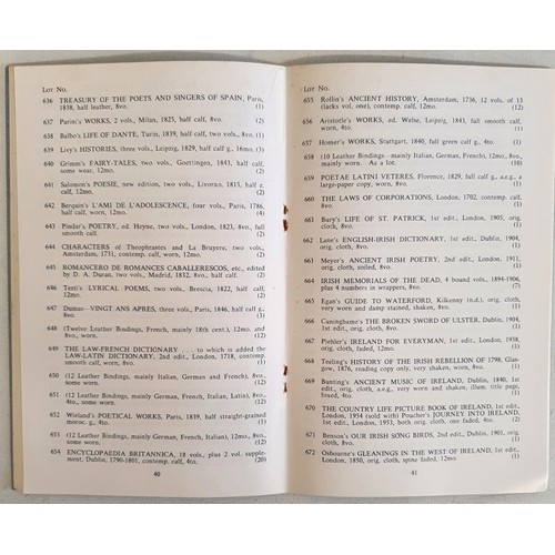 16 - The Entire Library from Doneraile Court [Cork], Hamilton and Hamilton (formerly the Property of the ... 