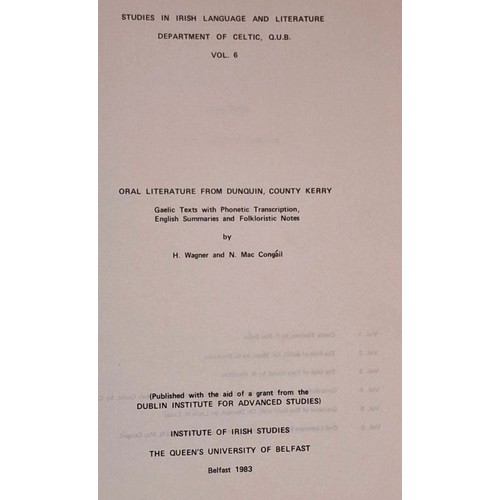 30 - West Kerry Interest &ndash; Three Books: Corca Dhuibhne &ndash; Dingle Peninsula Archaeological Surv... 