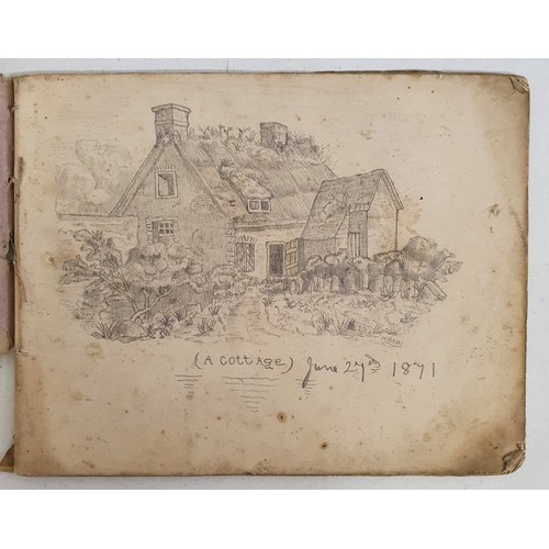 45 - Graiguenamanagh, County Kilkenny: Drawing book of William O'Leary, (Historian), Main St, Graig Co. K... 