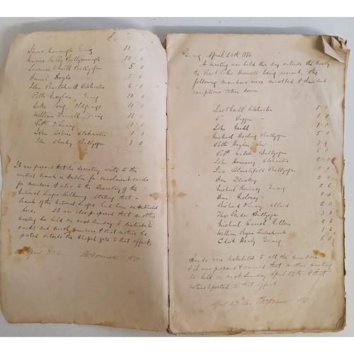 49 - Irish National Land League: Graignamanagh & Skeogh Branch of the Irish National Land League manu... 