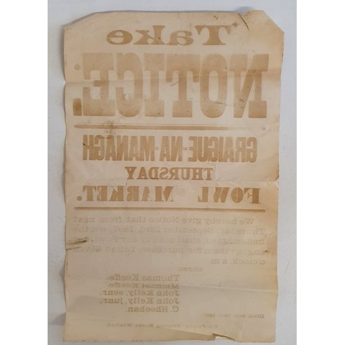 50 - Graignamanagh County Kilkenny: Poster:1897 