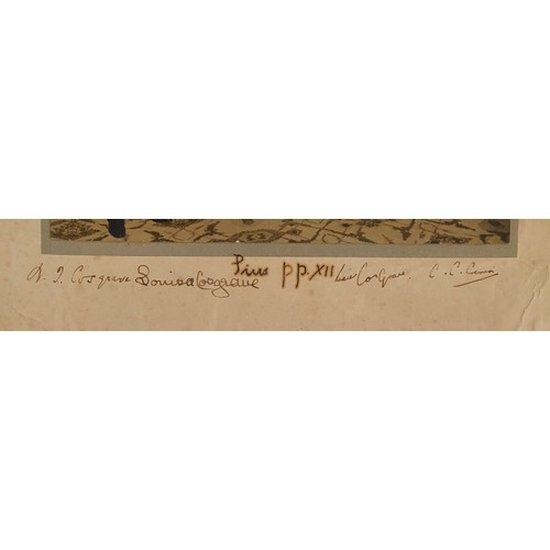 54 - Gowran County Kilkenny: Pope Pius XII: Black & White photo showing Pope Pius XII, Mr and Mrs W T... 