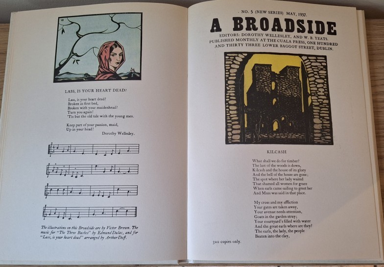 Broadsides 2 vols – Old and New Songs (Edited by W.B. Yeats & F.R ...