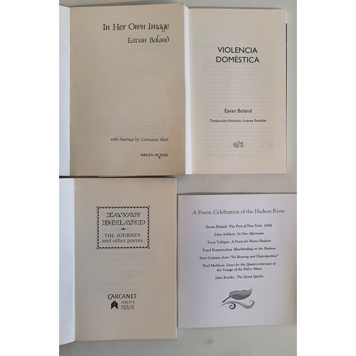 476 - Eavan Boland &ndash; In Her Own Image, published by Arlen House, 1980. The Journey and other poems, ... 