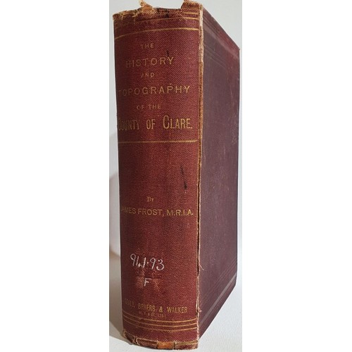 4 - Frost, James; The History and Topography of the County of Clare. Ex libris
