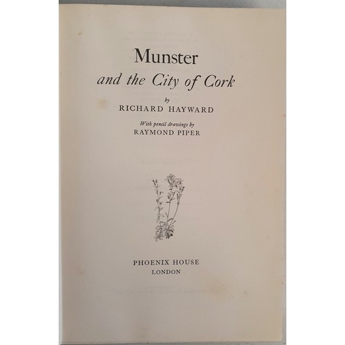 10A - Signed by both author and illustrator. Munster and the City of Cork by Richard Hayward, illustrated ... 