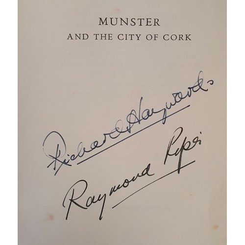 10A - Signed by both author and illustrator. Munster and the City of Cork by Richard Hayward, illustrated ... 