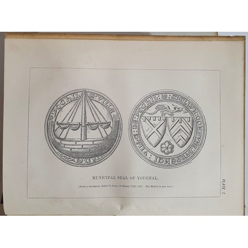 13 - Richard Caulfield. Council Book of the Corporation of Youghal. 1878. 1st Folding map and plates. Bro... 