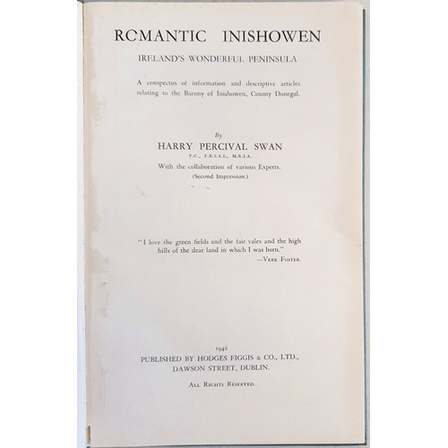 13A - Romantic Inishowen. Ireland&rsquo;s wonderful peninsula. Donegal by Harry Percival Swan. Hodges, Fig... 