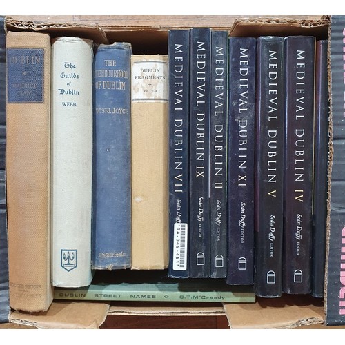 16A - Dublin: Dublin 1660-1860 by Maurice Craig, 1952; The Guilds of Dublin by John J Webb, Sign of Three ... 