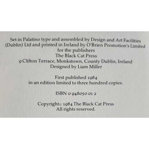 24 - J.D. Garry. A Dublin Anatomist - Tom Garry 1884-1963.. Published Dublin. Black Cat Press. 1984. 1st.... 
