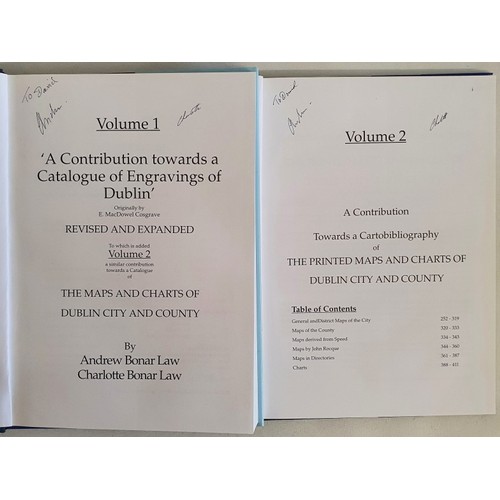 26 - A Contribution towards a Catalogue of the Prints and Maps of Dublin City and County. Volume 1: Print... 