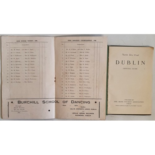 28 - Dublin: Eire Amateur Ballroom Dancing Championships 1945-46-Souvenir Programme May 1946 at the Metro... 