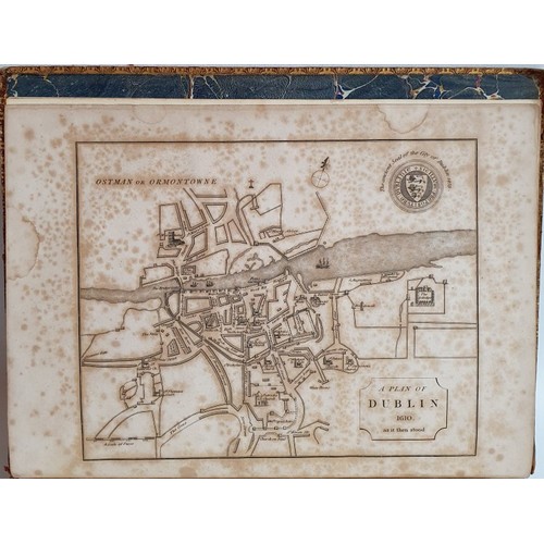 30 - J. Warburton J. Whitelaw and Robert Walsh. History of the City of Dublin. 1818. 1st. 2 volumes with ... 
