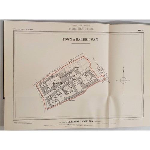 34 - Folio volume in original box/slipcase. Sale of Hamilton Estate &ndash; Balbriggan. 1875. 14 large fo... 