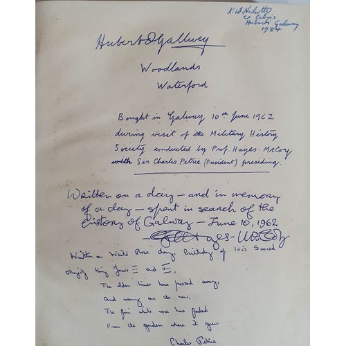 39 - Galway: The History of the Town and County of the Town of Galway by James Hardiman, 1958, interestin... 