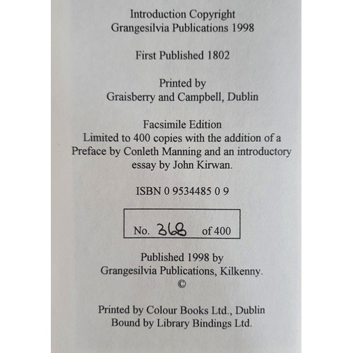 44 - Kilkenny: William Tighe&rsquo;s Statistical Observations,. Co Kilkenny, 1800-1801. Facsimile edition... 