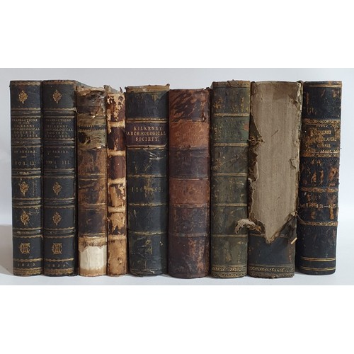 49 - Kilkenny Archaeological Society- Bound editions for the years Vol II 1852-53/ Vol III 1854-55;New Se... 