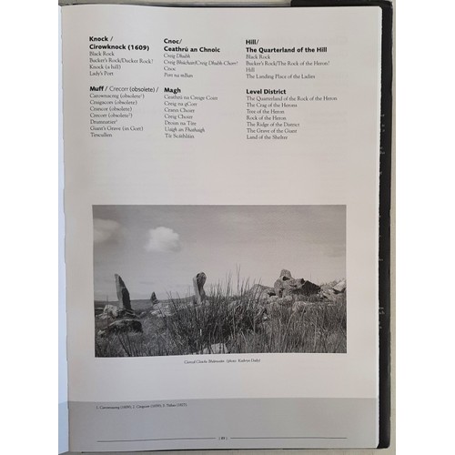 50 - [dedication from author]. Inis Eoghain. The Island of Eoghan. The Place-names of Inishowen by Seoirs... 