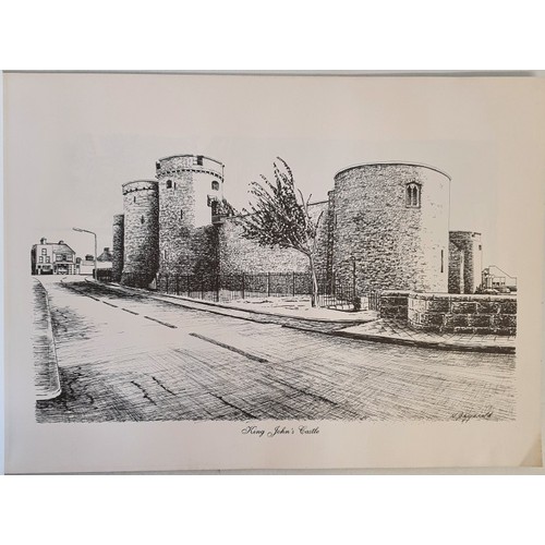 64 - Portrait of Limerick by Noel Fitzgerald. Ryan&rsquo;s Nicholas Street, Limerick. Circa 1980. 10 very... 