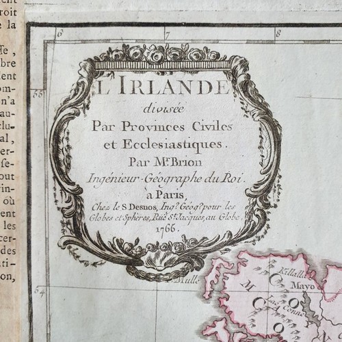 1 - Brion de la Tour L&rsquo;Irlande / assujettie / aux Observations etc. From; Atlas General Methodique... 