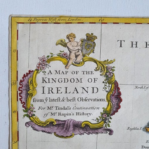 9 - Richard William Seale A MAP OF THE / KINGDOM OF/ IRELAND / from ye latest & best Observations Fr... 