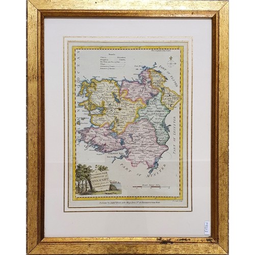 14 - A New and Correct map of the Province of Connaught John Kitchen Published By Alex Hogg Kings Arms Pa... 