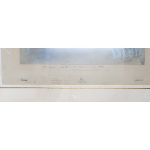 25 - Dublin University in Quadrangle 1911 Photograph Lafayette. c.29cm x 24cm. Frame c.52cm x 49cm