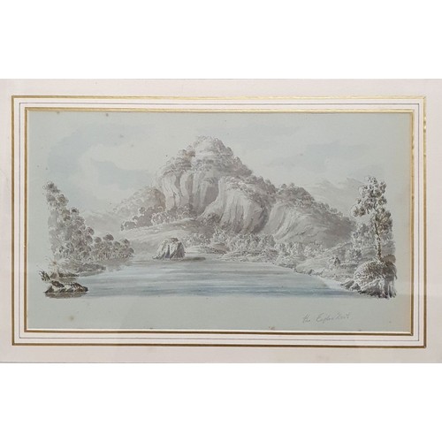 38 - Pair of Framed Watercolours - Tork Lake Killarney and Eagles Nest Killarney. c.30cm x 20.5cm Frame c... 