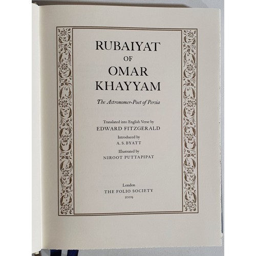 41 - Folio Society: Rub&aacute;iy&aacute;t of Omar Khayy&aacute;m | The Astronomer Poet of Persia | Trans... 
