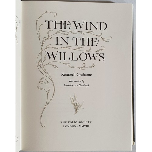 42 - Folio Society: The Wind in the Willows Kenneth Graham; Charles van Sandwyk, illus. The Special Cente... 