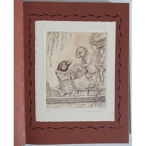 42 - Folio Society: The Wind in the Willows Kenneth Graham; Charles van Sandwyk, illus. The Special Cente... 