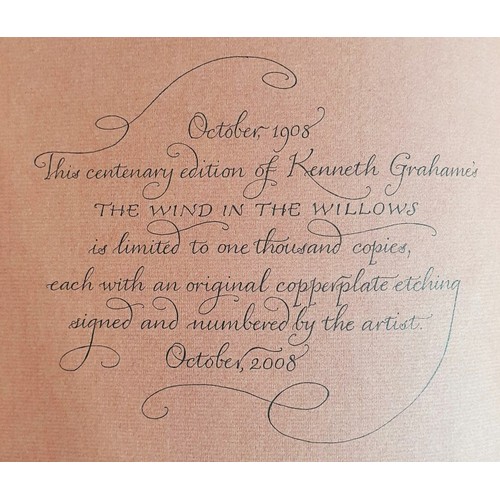 42 - Folio Society: The Wind in the Willows Kenneth Graham; Charles van Sandwyk, illus. The Special Cente... 
