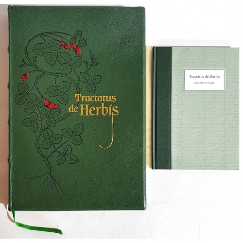 43 - Folio Society: Facsimile of British Library- Tractatus de Herbis, 2002. Limited edition No. 679 of 1... 
