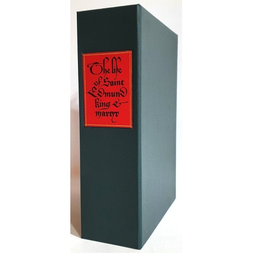 45 - Folio Society: Lydgate John. The Life of Saint Edmund, King and Martyr, 2 Vols, 2004. Limited Editio... 