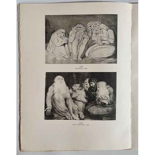 46 - William Blake - Illustrations of the Book of Job. Introduction by Laurence Binyon and Geoffrey Keyne... 