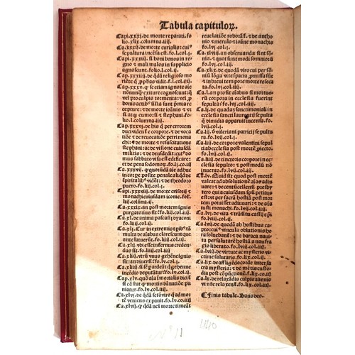 52 - Early Printing: Dialogus beati Gregorii Papae by Pope Gregory I. Printed in 1508 in Paris by Berthol... 