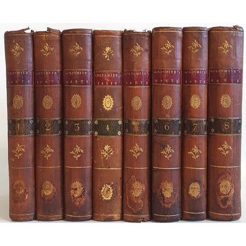 56 - Goldsmith, Oliver. An History Of The Earth And Animated Nature: In eight volumes. Dublin: Printed fo... 