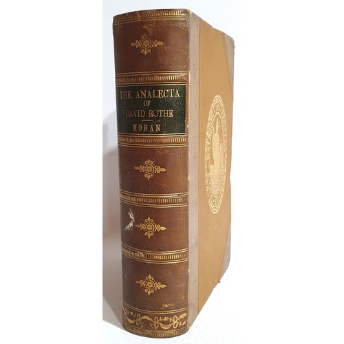 Maynooth prize binding of The Analecta of David Rothe, Bishop of Ossory ...