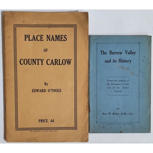 2 - The Barrow Valley and its History from coming of Normans to end of Tudor Period by Rev. W. Miller. C... 