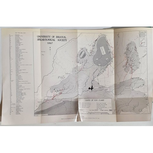 4 - E.K. Tratman. The Caves of North-West Clare. 1969. 1st Numerous folding maps, diagrams & plates.... 