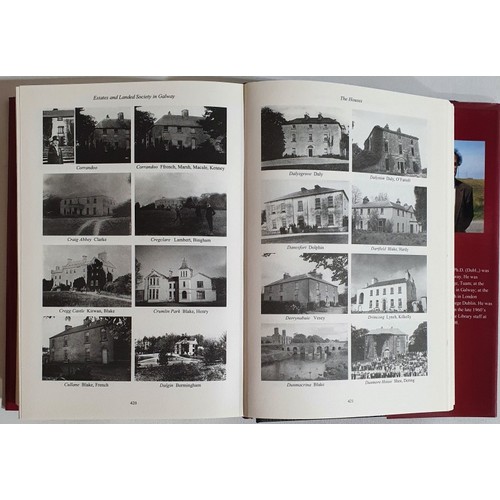 31 - Estates and Landed Society in Galway, Patrick Melvin, 2012, Edmund Burke SIGNED 1st edition, hardbac... 