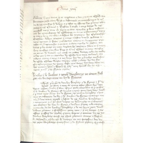 Sir Thomas Phillipps 15th Century Medieval Legal Manuscript - a bound ...