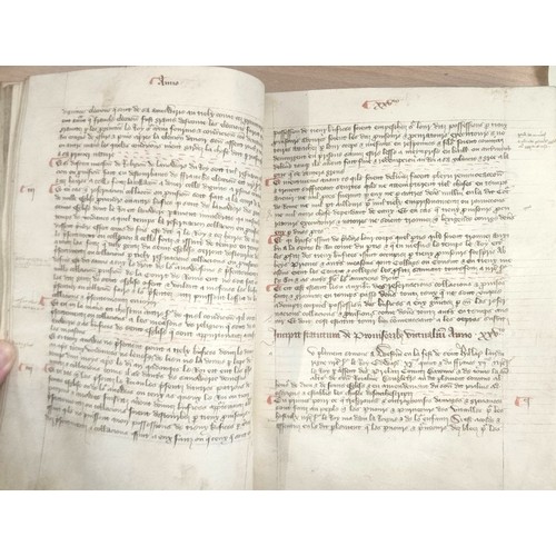 Sir Thomas Phillipps 15th Century Medieval Legal Manuscript - a bound ...