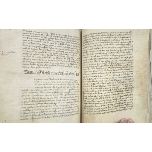 Sir Thomas Phillipps 15th Century Medieval Legal Manuscript - a bound ...