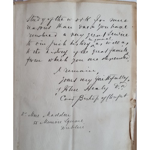 32 - MADDEN, Thomas More. Ed. by Genealogical, Historical, and Family Records of the O’Madden’s of Hy-Man... 