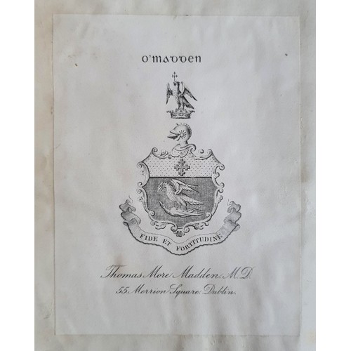 32 - MADDEN, Thomas More. Ed. by Genealogical, Historical, and Family Records of the O’Madden’s of Hy-Man... 