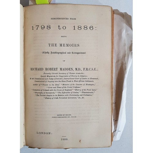 32 - MADDEN, Thomas More. Ed. by Genealogical, Historical, and Family Records of the O’Madden’s of Hy-Man... 