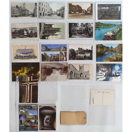 7 - Postcards Kilkenny/Carlow from early 1900's onwards: Collection of Postcards depicting scenes such a... 