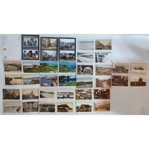 13 - Postcards Wexford: Collection of Postcards from the early-mid 1900's onwards depicting scenes such a... 